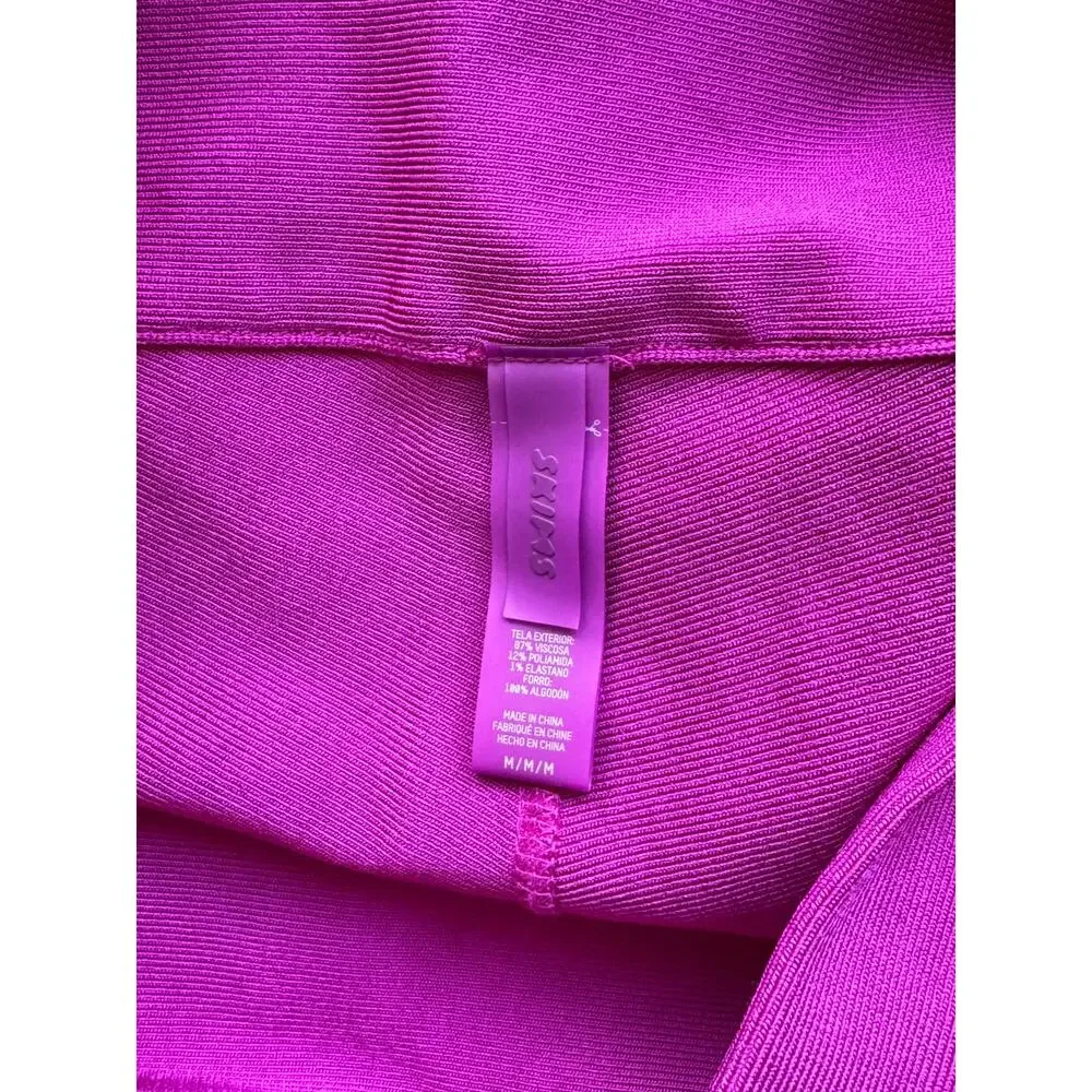 Skims Knit Swim Mid Waist Shorts in Lollipop Size Medium